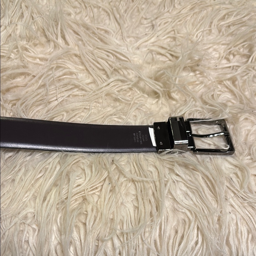 Men's Black Leather Belt